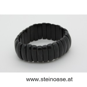 Armband Onyx 'breit'